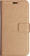 Apple iPhone XR Hoesje - Saffiano Wallet/Portemonnee hoesje - Magneet Sluiting - 3 Opbergvakken - Bruin Koper - Mobiparts