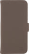 Apple iPhone XS Hoesje - Mobilize - Classic Gelly Wallet Serie - Kunstlederen Bookcase - Taupe - Hoesje Geschikt Voor Apple iPhone XS