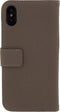 Apple iPhone XS Hoesje - Mobilize - Classic Gelly Wallet Serie - Kunstlederen Bookcase - Taupe - Hoesje Geschikt Voor Apple iPhone XS