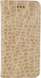 Apple iPhone XS Hoesje - Mobilize - Premium Gelly Serie - Kunstlederen Bookcase - Alligator Peanut Brown - Hoesje Geschikt Voor Apple iPhone XS