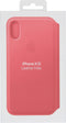 Apple Leren Folio Hoesje voor iPhone Xs - Roze