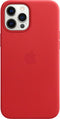 Apple - Leren hoesje - MagSafe - iPhone 12 Pro Max - Scarlet