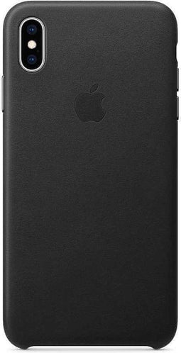 Apple Leren Hoesje voor iPhone Xs Max - Zwart