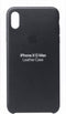 Apple Leren Hoesje voor iPhone Xs Max - Zwart