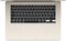 Apple MacBook Air 2023 15 inch M2 8-core, 8GB ram, 10-core GPU, 512GB ssd, Qwerty, Beige