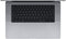 Apple MacBook Pro 2021 16 inch M1 Pro 10 Core, 16-core GPU, 16GB ram, 1TB ssd, Qwerty, Grijs