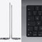 Apple MacBook Pro 2021 16 inch M1 Pro 10 Core, 16-core GPU, 16GB ram, 1TB ssd, Qwerty, Grijs