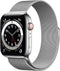 Apple Watch S6 Stainless 44mm Silver Bracelet Milanese LTE iOS