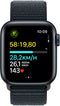 Apple Watch SE (2023), 40mm, GPS + Cellular, Geweven sportbandje Zwart (Zwart)