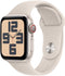 Apple Watch SE (2023), 40mm, GPS + Cellular, Sportbandje M/L Beige (Beige)