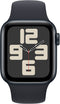 Apple Watch SE (2023), 40mm, GPS + Cellular, Sportbandje M/L Zwart (Zwart)
