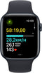 Apple Watch SE (2023), 44mm, GPS + Cellular, Sportbandje M/L, Zwart (Zwart)