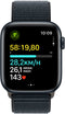 Apple Watch SE (2023), 44mm, GPS, Geweven sportbandje, Zwart (Zwart)