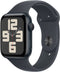 Apple Watch SE (2024), 44mm, GPS, Sportbandje M/L, Zwart (Zwart)