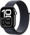 Apple Watch Series 10, 42mm, GPS, Aluminium, Geweven bandje, Zwart (Zwart)