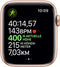 Apple Watch Series 5 GPS + Cellular, 44mm Kast in goudkleurig Roestvrij staal, zandroze sportbandje