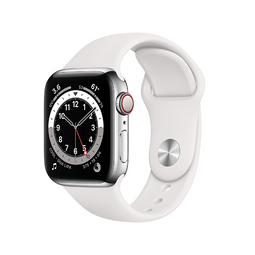 Apple Watch Series 6 40mm Cellular Stainless Steel (Simlockvrij) / SV - Zilver