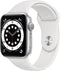 Apple Watch Series 6 (40mm) Zilver (Wit)