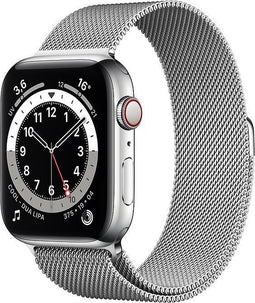Apple Watch Series 6 GPS + Cell 44mm Sil. Steel Silver Milanese Loop band