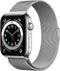 Apple Watch Series 6 GPS + Cell 44mm Sil. Steel Silver Milanese Loop band