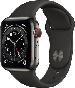 Apple Watch Series 6 OLED 40 mm 4G Grafiet GPS