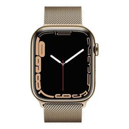 Apple Watch Series 7 45mm Cellular Stainless Steel (Simlockvrij) / SV - Goud