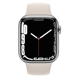 Apple Watch Series 7 45mm Cellular Stainless Steel (Simlockvrij) / SV - Zilver