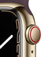 Apple Watch Series 7 LTE (41mm), Goud (Paars)