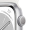 Apple Watch Series 8 - Smartwatch heren en dames - 45mm - Zilver Aluminium