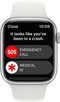 Apple Watch Series 8 - Smartwatch heren en dames - 45mm - Zilver Aluminium
