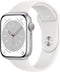 Apple Watch Series 8 - Smartwatch heren en dames - 45mm - Zilver Aluminium