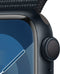 Apple Watch Series 9, 41mm, GPS, Aluminium, Geweven sportbandje Zwart (Zwart)