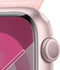Apple Watch Series 9, 45mm, GPS, Aluminium, Geweven sportbandje, Roze (Roze)