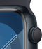 Apple Watch Series 9, 45mm, GPS, Aluminium, Sportbandje M/L Zwart (Zwart)