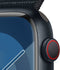 Apple Watch Series 9, 45mm, GPS + Cellular, Aluminium, Geweven sportbandje Zwart (Zwart)