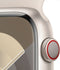 Apple Watch Series 9, 45mm, GPS + Cellular, Aluminium, Sportbandje M/L Zilver (Beige)