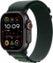 Apple Watch Ultra 2, Alpine-bandje S, Zwart (Groen)