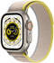 Apple Watch Ultra, medium/large alpine bandje, Titanium (Beige, Geel)