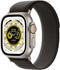 Apple Watch Ultra, medium/large trail bandje, Titanium (Grijs, Zwart)
