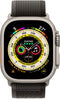 Apple Watch Ultra, medium/large trail bandje, Titanium (Grijs, Zwart)