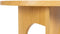 Liviza Bijzettafel Cuarto - Eiken - Rond Bruin - 52 cm , 45 cm , 45 cm