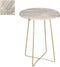 Mica Decorations Alec Bijzettafel - H55 x Ø43 cm - Marmer - Lichtroze