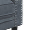 vidaXL - Tweezitsbank - Chesterfield-stijl - en - bolsters - fluweel - donkergrijs