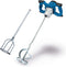 Scheppach PM1400 - Beton- en verfmixer - 1400W - Variabele snelheid tot 760 r/min - Incl. 1x rechte verfgarde & 1x mengstaaf
