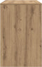 vidaXL - Bureau - Artisan - Eik - 102x50x75 - cm - Samengesteld - Hout