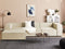 APRICA - Chaise longue - Beige - Rechterzijde - Linnen