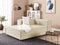 APRICA - Chaise longue - Beige - Rechterzijde - Linnen