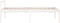vidaXL - Seniorenbed - massief - grenenhout - wit - 75x190 - cm - Small - Single