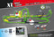 50255 - Racebaanset Mission 4 Loops, Autoracebaan Voor Auto's, Baanlengte Ca. 6,90 M, Baan Met 4 Loo