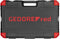 Gedore RED 69 delige Gereedschapset, dopsleutels, ringsleutel, schroevendraaierset inbussleutels, tangen, bankhamer Dopsleutelset R69003069 3300191